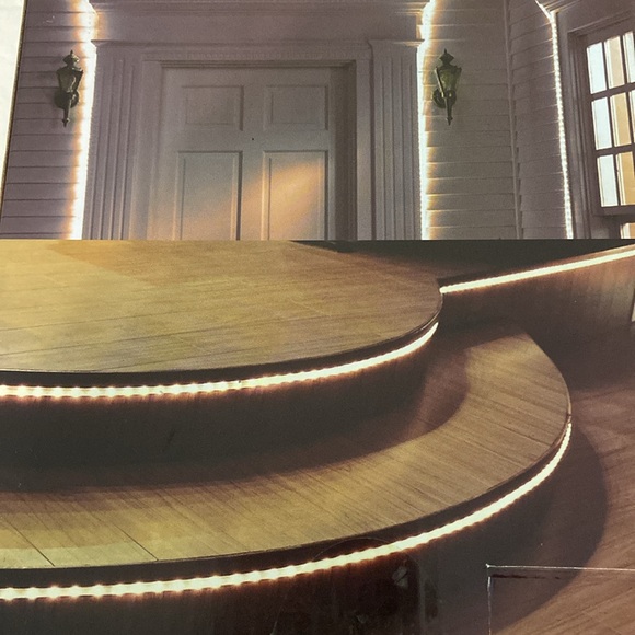 NIB LED rope lights 18 foot pathways, trees. Holiday, roofline decks - Picture 4 of 6